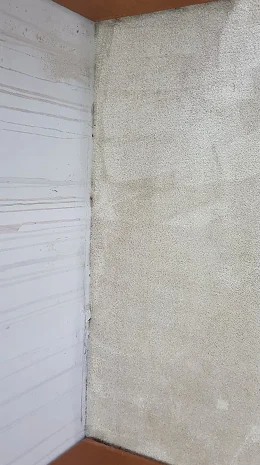 Mochetă după igienizare